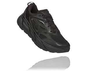 Hoka One One Clifton L Womens Road Running Shoes Black/Raven | AU-5287163